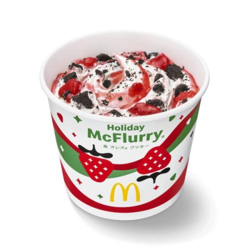 「マックフルーリー 苺 オレオ クッキー」