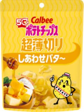 カルビー「超薄切り」シリーズに冬限定“しあわせバタ～”登場　12月8日発売