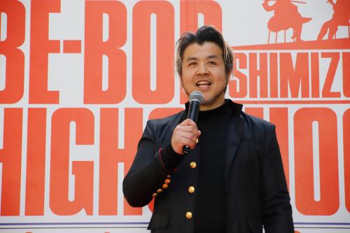 清水駅前銀座商店街理事長の松岡夏樹氏