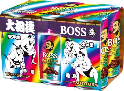 主力5商品も、期間限定で「立合い力士缶」にリニューアル