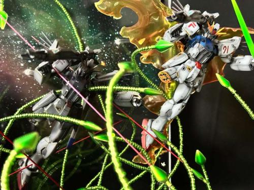 F91が「MEPE(金属剥離効果)」によって残像を生み出すシーン