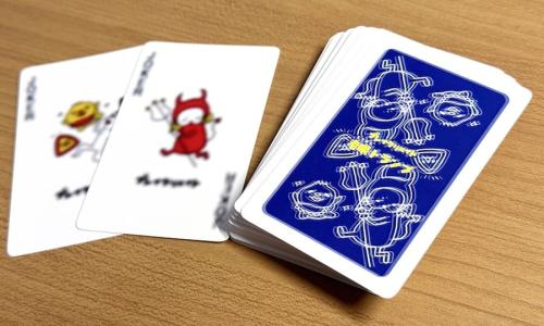 カードの裏側には乱視を再現