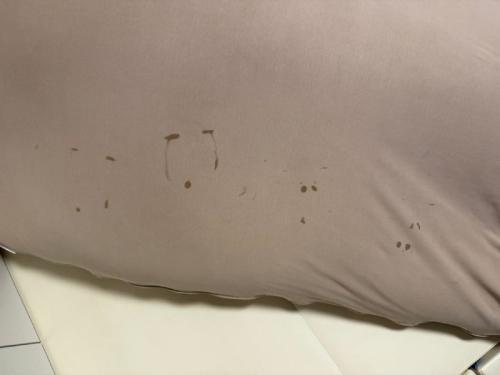 魚拓ならぬ「泣き拓」？イヤイヤ期の2歳児がヨギボーに残した跡に癒やされる人続出