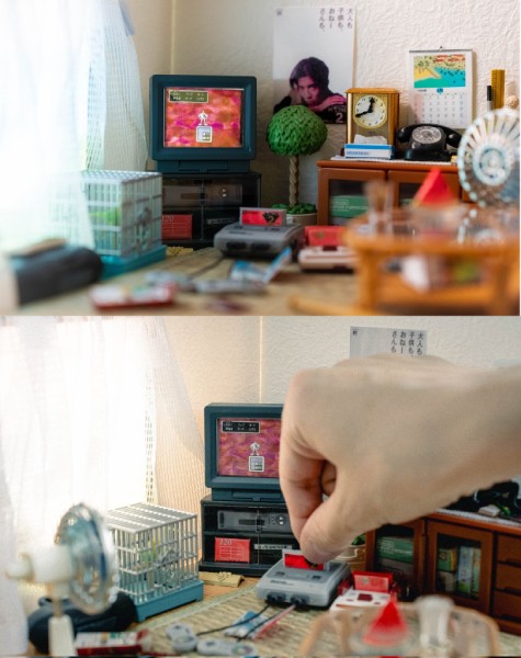 「MOTHER2」愛が詰まったジオラマに反響 発売当時の「1994年の夏」を再現