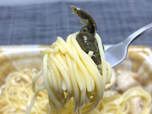結び昆布とパスタ