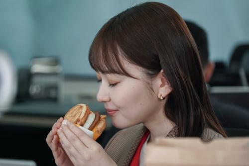 いつものように元気いっぱいの食べっぷりを披露した山田さん