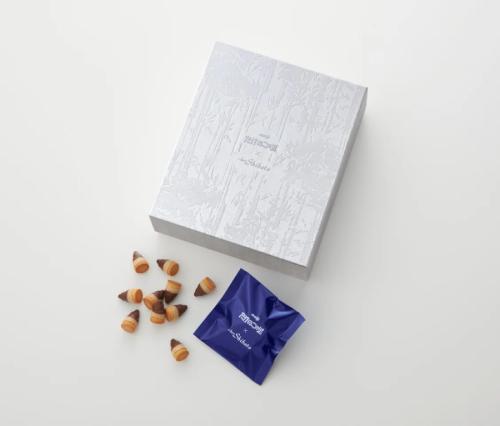 meijiたけのこの里×chez Shibata柚子香るヘーゼルプラリネ ロレーヌ岩塩使用