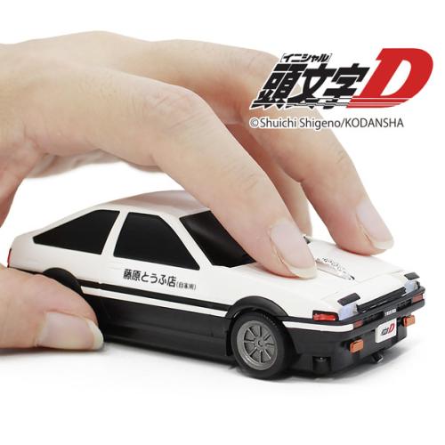 無線マウス トヨタ スプリンタートレノ AE86 「頭文字D」藤原とうふ店(自家用)仕様