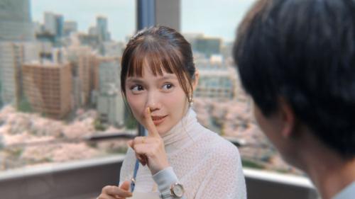 春爛漫なストーリーが展開するCM