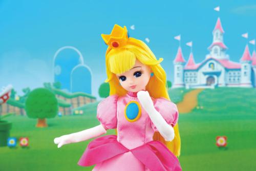 スーパーマリオ リカちゃん ピーチ姫スタイル