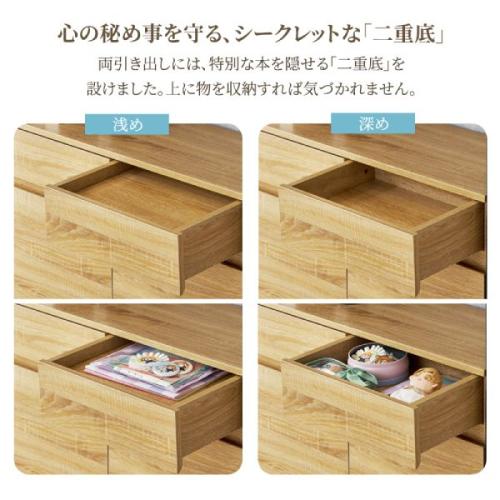 心の秘め事を守る「二重底」