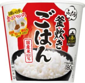 電子レンジもお皿も不要　熱湯5分で白ごはんができる「日清ふっくら釜炊きごはん」新登場