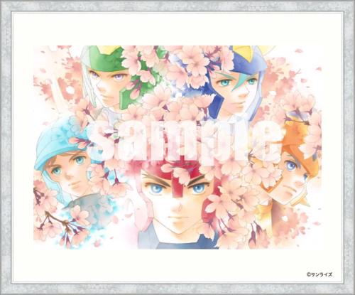 3月25日発売のCD「『鎧伝サムライトルーパー』オリジナルサウンドトラック集」の描き下ろしスリーブケースのイラスト