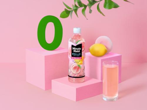 「ミニッツメイド ゼロシュガー ピーチレモネード」