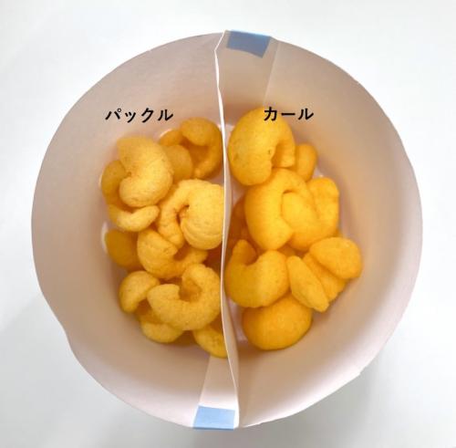 肉眼では違いがわからない