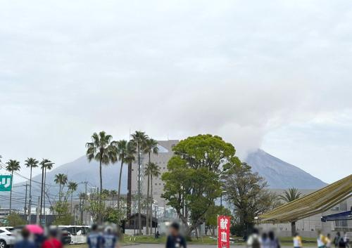 4月12日11時20分頃の現地の様子（撮影：山口弘剛）