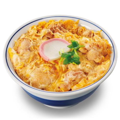 出汁醤油ロースカツ in the 親子丼