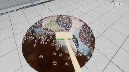 絨毯を洗うゲーム