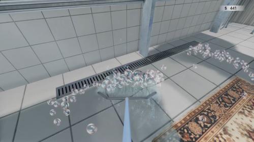 絨毯を洗うゲーム