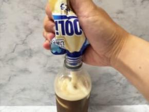 クーリッシュをペットボトルに“直挿し”　ロッテ公式アレンジ「クーリッシュ×コーヒー」を試したら背徳感がすごかった