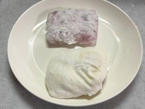 片栗粉をまぶす