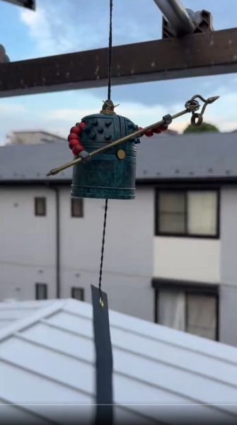 完成したマンダラガンダム風鈴