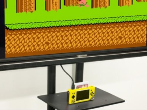 HDMIケーブルを使用してテレビやモニターへ映像を出力可能