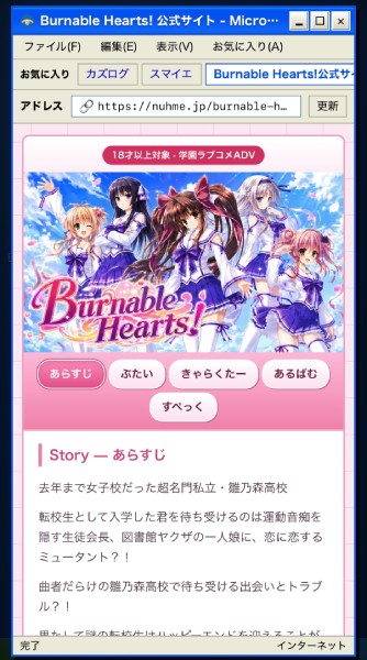 Burnable Hearts！