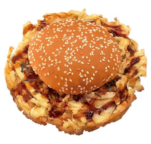 はみでる！！かき揚げバーガー