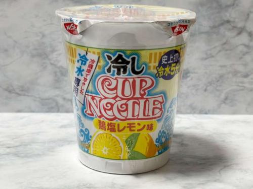 冷しカップヌードル 鶏塩レモン味