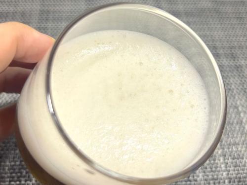 泡の粘度が高い