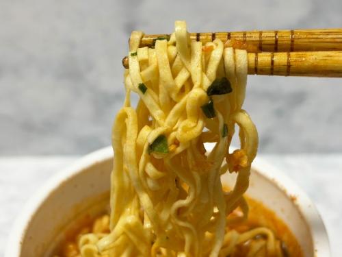 キムチのキリッとした辛味と酸味がしっかりと感じられる
