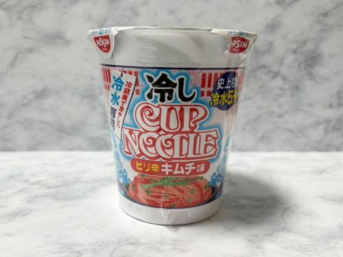 冷しカップヌードル ピリ辛キムチ味