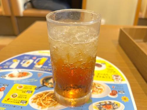 ジンジャーエール+烏龍茶