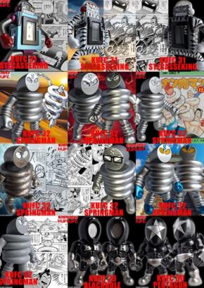 “伸縮自在のバネ超人”スプリングマンのソフビフィギュア7種を6月27日(金)21:00より販売開始