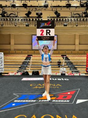 史上最年少ラウンドガール、MIUさんが格闘技大会「WLD Vol.3」で躍動