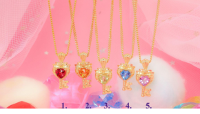 宝石が輝くカプセルトイ、限定発売!「大人のセボンスター ハートキーペンダント」