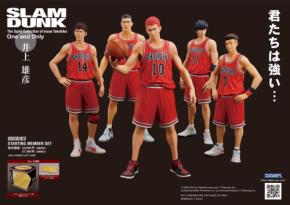 人気マンガ『SLAM DUNK』の湘北高校バスケ部メンバー5人を再現したフィギュアセット再登場！