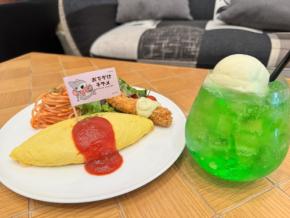 角川武蔵野ミュージアムで『おでかけ子ザメ』コラボメニューを提供