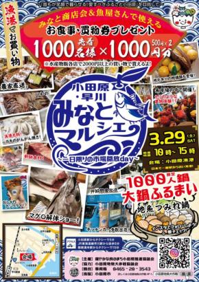 一度限りの鮮魚フェスティバル「小田原・早川みなとマルシェ」が開催