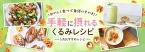新たな研究により気分障害に有益な可能性を示したくるみレシピの広報