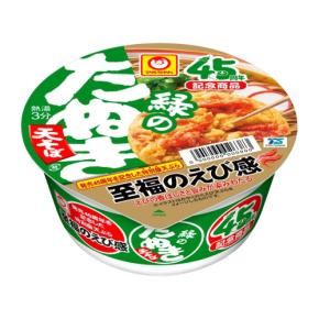 「マルちゃん緑のたぬき天そば」45周年記念商品、2025年8月25日全国新発売!