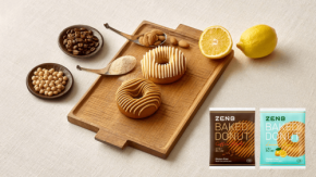 ZENB、黄えんどう豆使用のグルテンフリー焼きドーナツに「コーヒー」「レモン」フレーバーを追加