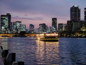 大阪水上バス、夏の夜景と生ビールを楽しむ「ひまわり納涼ビアクルーズ」を8月1日より運航