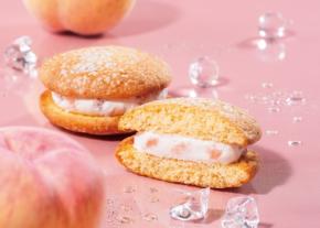 亀屋万年堂、夏の限定スイーツ「生ナボナ 白桃」を7月14日(火)より販売開始
