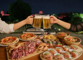 明石公園のカフェ＆レストランTTTでビアガーデンBBQプランがスタート