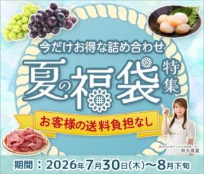 JAタウンが夏の福袋特集を開催、全国の旬の食材を送料無料でお届け