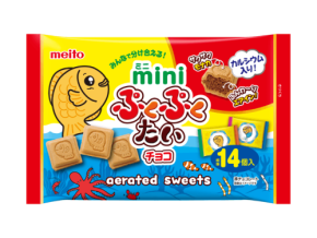 meitoの人気菓子ぷくぷくたいに、分け合える個包装のミニサイズが登場