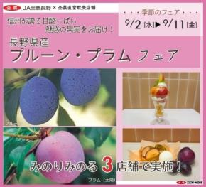長野県産プルーン&プラムフェア開催