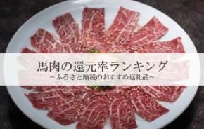 ふるさと納税「馬肉」還元率ランキング発表